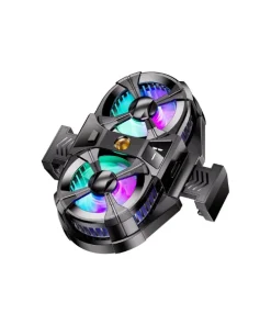 SL07 Dual-Fan Mobile Cooler – Ultra-Cooling Radiator with Temperature Display for Android & iOS Gaming