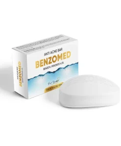 Benzomed Anti-Acne Cleansing Bar – Oil-Control & Acne-Fighting Formula for Clear Skin-brand