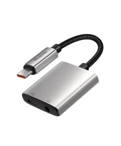 Mcdodo Dual Type-C Adapter – 3.5mm Audio + Charging Port